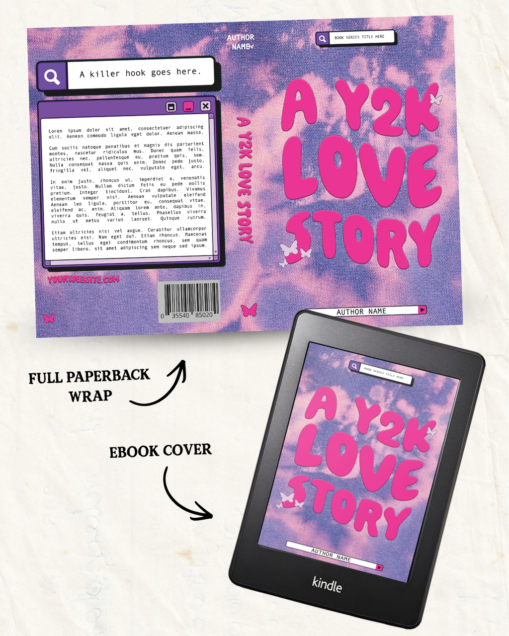 Complete Book Launch: Y2K Themed Contemporary Romance