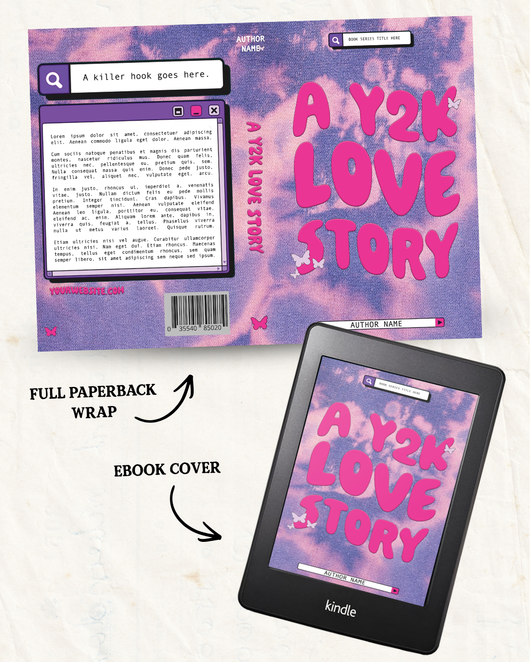 Complete Book Launch: Y2K Themed Contemporary Romance