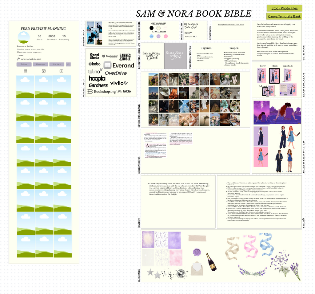 Book Bible Template