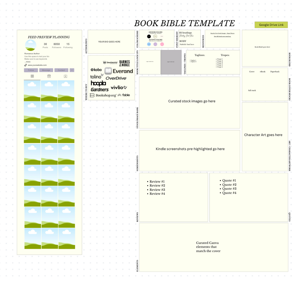 Book Bible Template